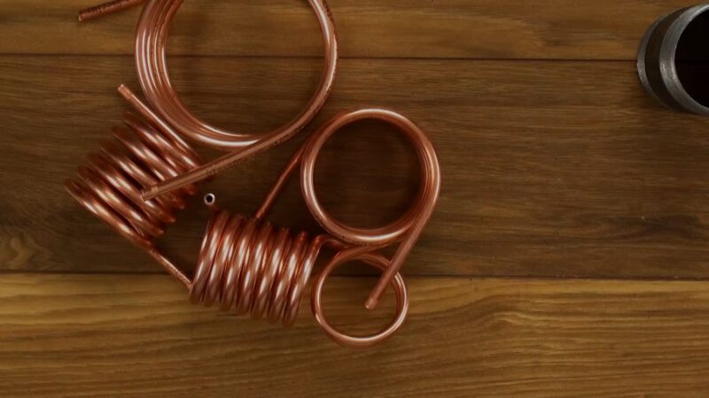 Copper Coil Wrapped Around Your Stove Pipe